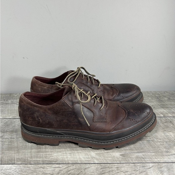 Sorel NL2282 Madson Brown Leather Men’s Wingtips Lace Up Oxfords Shoes Size 11 main image 8